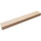 Ekena Millwork 2in. W x 4in. H x 28in. L Block Woodgrain TimberThane Rafter Tail, Primed Tan RFTUR02X04X28BLKRCPR - alternate 2